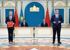 Qazaxıstan və Çin arasında aparılan danışıqlar nəticəsində 24 sənəd imzalanıb